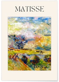 Affiche Matisse - Paysage Coloré | A3 : 29,7x42cm
