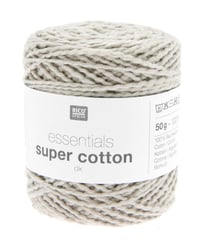 Coton à tricoter ou crocheter Essentials Super Cotton DK - Rico Design 05 Beige