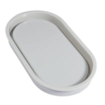 Moule en silicone pour coupelle ovale