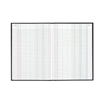 Registre 340X225 Journal avec répertoire de fin 600 pages foliotées - Noir toilé - Le Dauphin