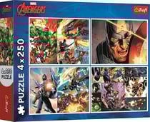 Puzzle 250 pièces - 4 Puzzles - Jours Héroïques - Trefl