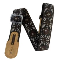 GROOVIT® – Sangle Jacquard Fleurs de Lave / Édition Métal