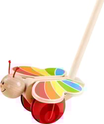 Jouet a pousser en bois Papillon