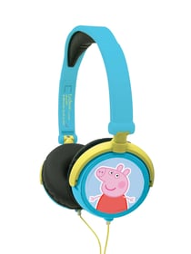 Casque stéréo filaire pliable Peppa Pig avec limitation de volume d'écoute