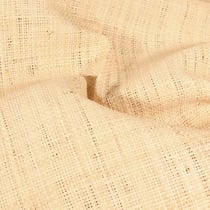 Tissu Toile tissée Raphia Naturel