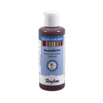 Peinture de bricolage pour enfants, brun terre, flacon 80ml