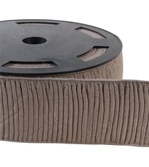 Elastique monte jupe coton 70mm marron chocolat au mètre