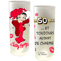 Verre Anniversaire Betty Boop Betty Boop LA 50 AINE