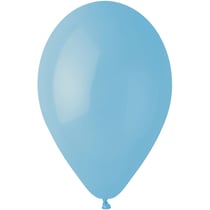 10 Ballons Bleu pastel Mat Ø30cm
