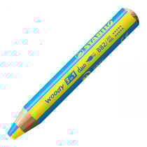 STABILO Crayon multi-talents woody 3en1 duo, jaune/bleu cyan