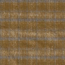 Tissu Jacquard Laine Carreaux Florano sur fond Marron noix