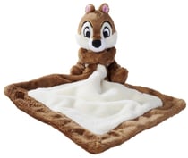 Ecureuil tic doudou plat 21 x 21 cm - peluche disney brun collection tic et tac - nicotoy