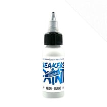 Peinture cuir et textile SneakArts - Fluorescente Neon Blanc 30mL - Chaussures, vêtements, sacs