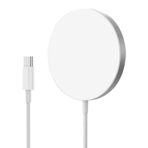 Mayaxess Chargeur Magsafe Magnétique 15W pour iPhone 17 Pro Max Blanc