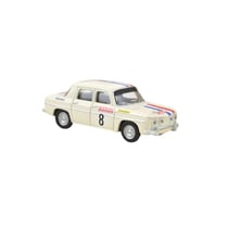 Voiture Miniature de Collection - NOREV 1/64 - RENAULT 8 Gordini Historic Racing - Cream - 310947
