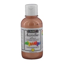 Peinture Acrylique en bouteille bronze métallisé 200ml - Amt