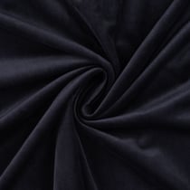 Tissu Velours ras d'habillement uni Noir