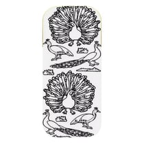 1 planche de stickers autocollants peel off doré PAON 5817