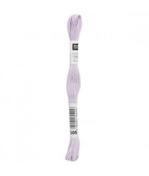 Fil à broder mouliné Uni - Rico Design 105 Violet