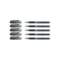Lot de 5 stylos roller encre gel Uni-Ball Impact Broad UM-153S 1,0 mm noir