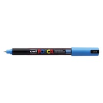 Lot de 6 Marqueurs pointe calibrée extra-fine POSCA PC1MR 0,7mm Bleu Clair POSCA