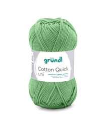 Fil à tricoter COTTON QUICK UNI - Gründl - PPSC - certifié Oeko-Tex 165 Vert