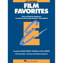 John moss : essential elements - film favorites (alto sax) - part saxophone alto