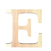 Lettre E - 11.5 cm - bois - Artemio
