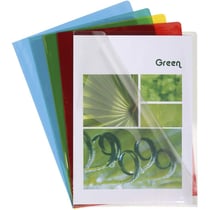 Pochettes coins - A4 - Couleurs assorties - Pour classer documents A4 - 50 unités