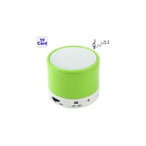Mini Enceinte Bluetooth V2.1 Stéréo Pour Tous Téléphones Mobiles Support Mains-Libres Batterie Rechargeable Vert YONIS