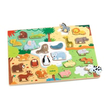 Puzzle 2D 22 pièces - Puzzlo Animo - Djeco