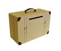 Urne valise 35x23x15 cm bois - Artemio