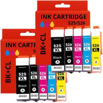 Pack de Cartouches Compatibles Canon PGI-525 / CLI-526 – PIXMA iP, MG, MX Séries