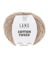 Pelote de Soie et Coton COTTON TWEED - Lang Yarns 38 Marron