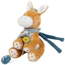 Peluche musicale Léo l'âne Nattou