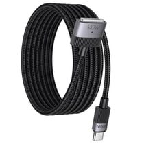 Hoko Câble de Charge Rapide 140W pour MacBook MagSafe 3 Vers USB-C 1.8m Noir
