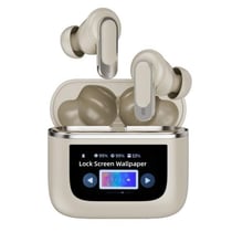 Ecouteurs Bluetooth Or Ecran Tactile ANC Son Immersif Etanche IPX5 Or YONIS
