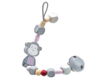 Attache-tétine Singe rose - Selecta