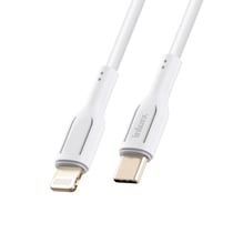 Inkax Câble pour iPhone USB C vers Lightning 27W Recharge Rapide Blanc