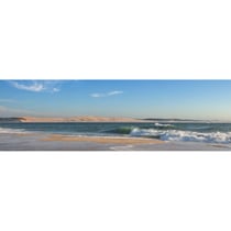 Tableau sur toile vague sur bassin 45x135 cm