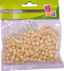 SACH. 250 PERLES BOIS Ø 5 trou 2