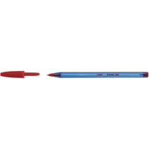 Stylo bille BIC Cristal Soft - Encre rouge - Pointe moyenne 1,2 mm