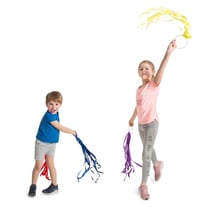 Lot de 6 anneaux à rubans - Jouet créatif et éducatif