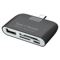 Adaptateur USB-C vers USB, Lecteur Carte SD et micro SD et micro USB