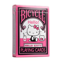 Jeu de cartes d'ambiance - Hello Kitty - Bicycle - Noir et rose