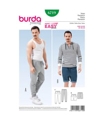 Patron Burda 6719 Pantalon du 46 au 56 taille n°FR 46-56