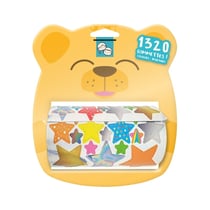 Gommettes en rouleau Etoiles 5 m 1 320 pièces