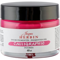 Encre de calligraphie pigmentée - Fuchsia - Jacques Herbin - Flacon 40ml