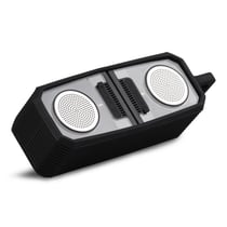 Enceinte Bluetooth 10W Portable TWS Transparente Avec Base Magnétique Subwoofer Extérieur Noir YONIS