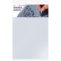 Lot de 5 feuilles A3 en Mylar QBIX pour créer des pochoirs personnalisés
